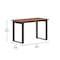 Flash Furniture Redmond 48x24 Conf Tbl w/1in. Thick Dbl Sided Laminate Tbl Top w/PVC and U-Frame Steel Bse, Walnut MT-M4824-WLT-UBF-GG - alternate 7